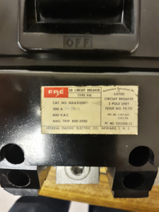 NJL631300 FPE BREAKER 3P 300 AMP NEW SURPLUS