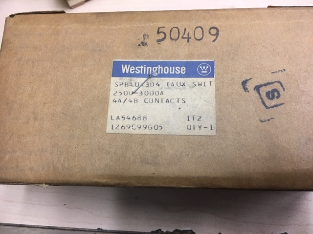 SPBAUX304 WESTINGHOUSE AUX SWITCH 4A 4B NEW