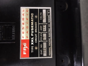 XKL63300 3P 300 AMP BREAKER FEDERAL PACIFIC Refurbished