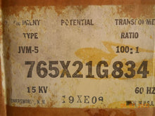 Load image into Gallery viewer, GE JVM-5  765X21G834 1500VA 15000V RATIO 100:1 VOLTAGE TRANSFORMER NEW 765X21G834 1500VA GE
