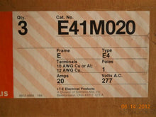 Load image into Gallery viewer, E41M020 ITE 2P 15 AMP BREAKER NEW
