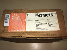 Load image into Gallery viewer, E43M015 ITE 3P 15 AMP BREAKER NEW
