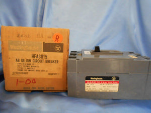 HFA3015 WESTINGHOUSE 3P 15 AMP BREAKER  NEW