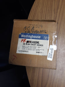 FB3480ML WESTINGHOUSE 3P 50 AMP BREAKER NEW