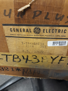 GE TB43AYF14 3P 400 Amp Non Auto Switch In Factory Box New